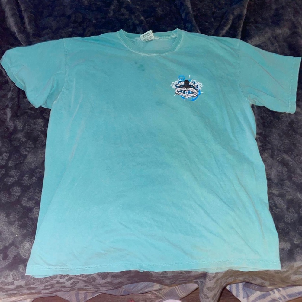 Teal ‘comfort colors’ oversized tshirt